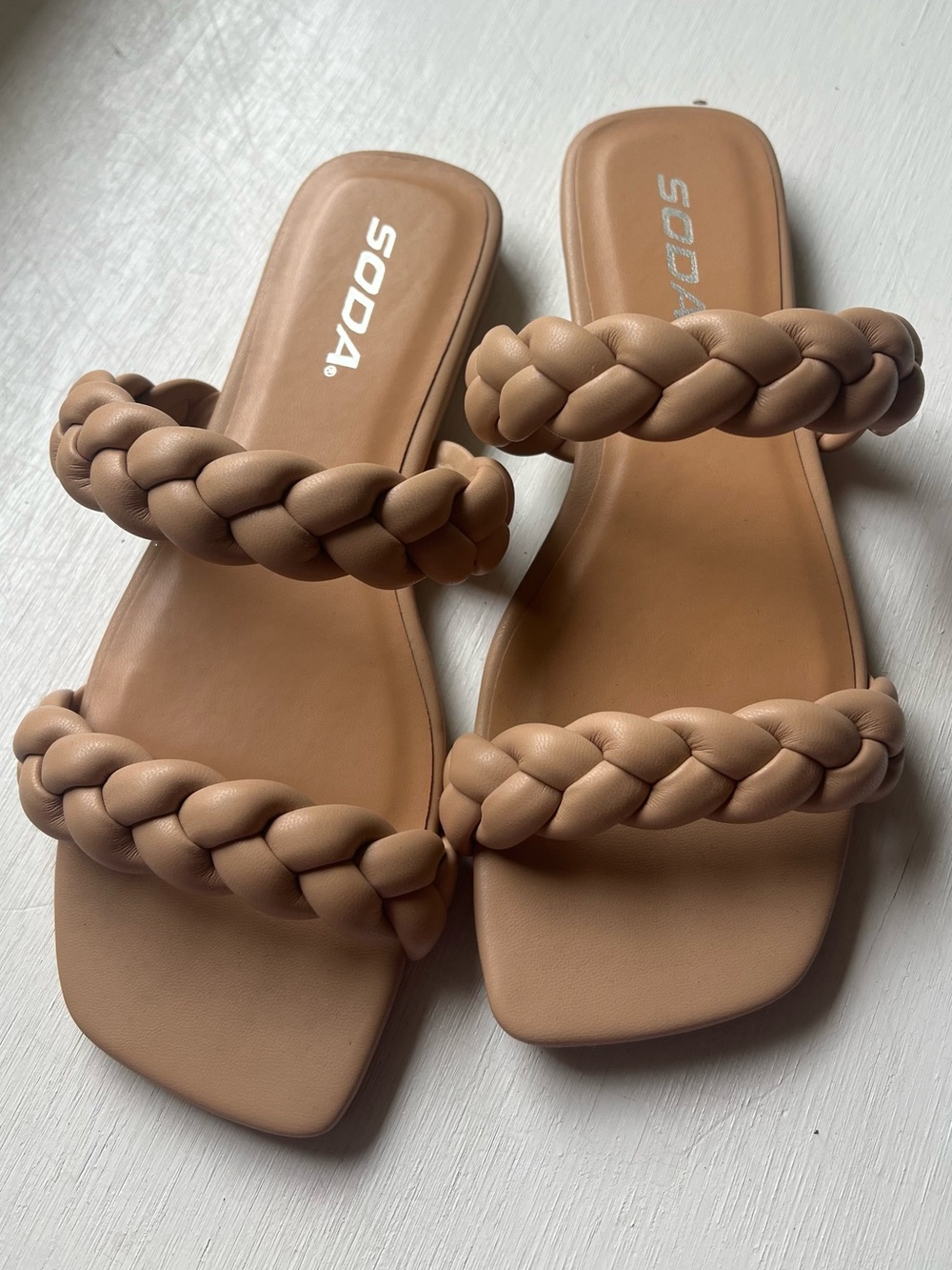 SODA Braided Sandals